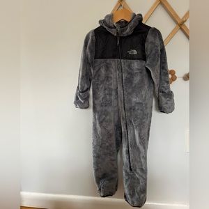The North Face baby winter footie zip up 18-24 mo